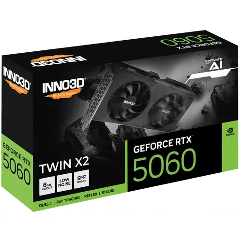 Placa De Video Inno3D Geforce Rtx 5060 Twin X2 8Gb