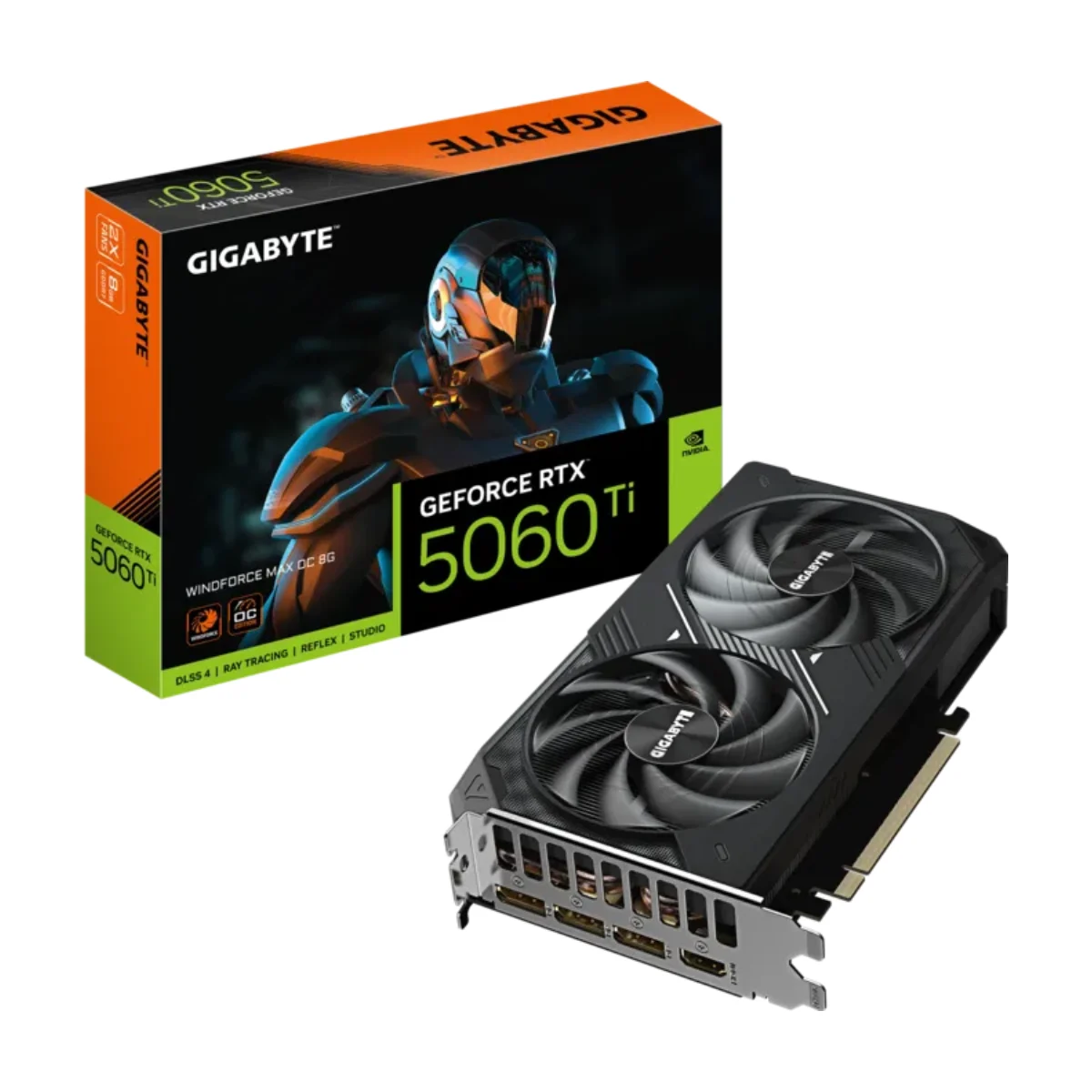 Placa De Video Gigabyte Geforce Rtx 5060 Ti Windforce Max Oc 8G (6682)