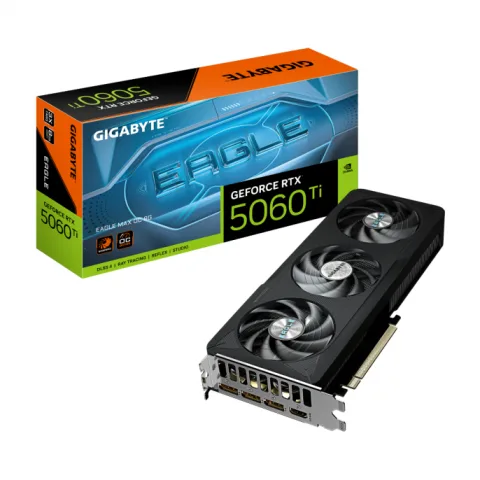 Placa De Video Gigabyte Geforce Rtx 5060 Ti Eagle Max Oc 8G (6637)